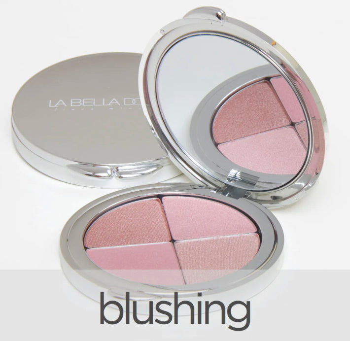 La Bella Donna Vision of Mineral Lights | Compressed Mineral Quad Bronzing, Eyeshadow, and Blush